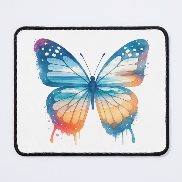 Item preview, Beach Sunset Landscape in Butterfly Wings designed and sold by ArtfulWeave.