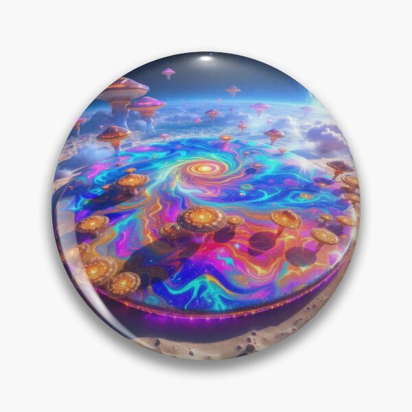 Item preview,  A PSYCHEDELIC OTHERWORLDLY LANDSCAPE designed and sold by Catalina Kate.