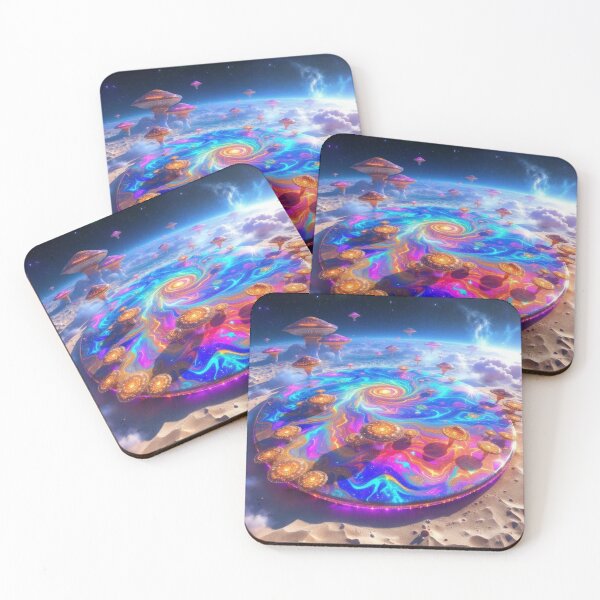 Item preview,  A PSYCHEDELIC OTHERWORLDLY LANDSCAPE designed and sold by Catalina Kate.