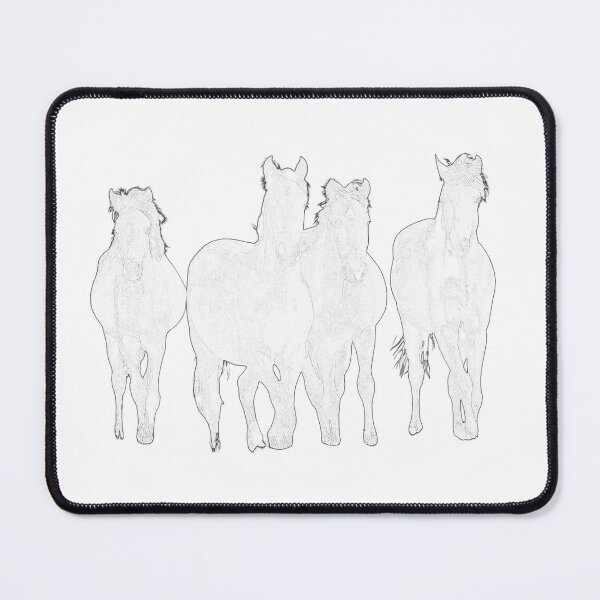Item preview, HORSES SKETCH designed and sold by THE AMERICAN TEEVANGELIST.
