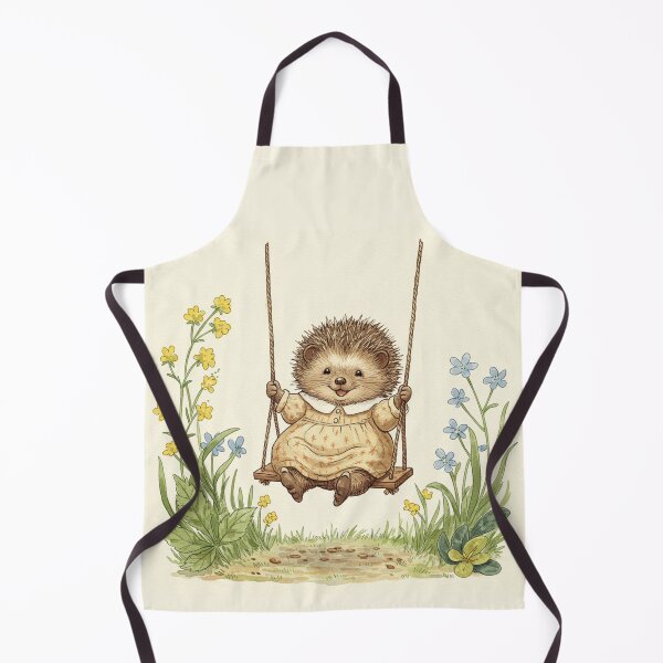 Item preview, Hedgehog on a Spring Swing designed and sold by Pasteltone.