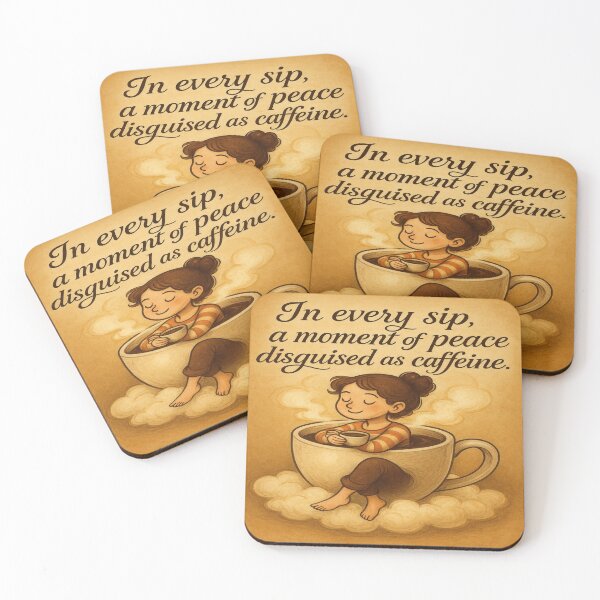 Item preview, A Moment of Peace Disguised as Coffee designed and sold by alizo74.