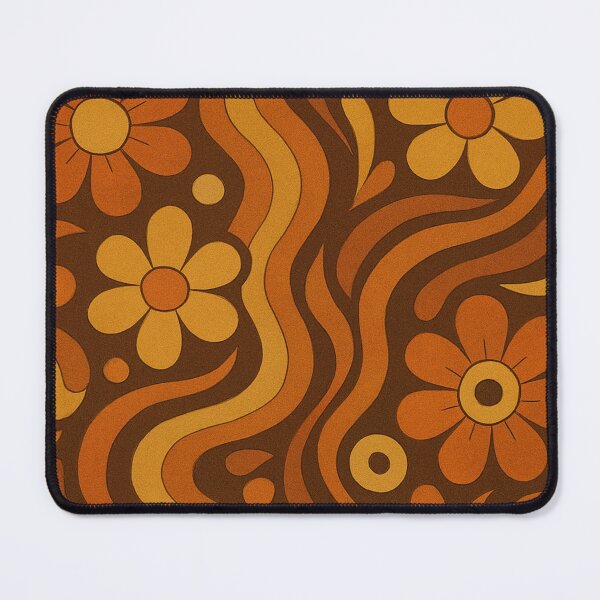 Item preview, Groovy Vintage 70s Flower Pattern Retro Floral designed and sold by amos20111.