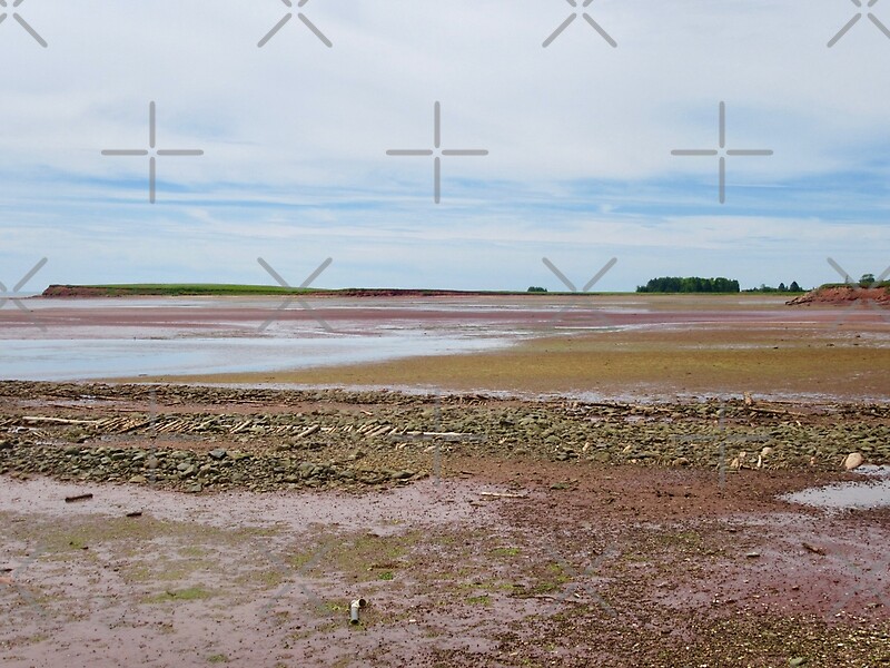 "Low Tide at VictoriabytheSea, PEI, Canada" by Shulie1 Redbubble