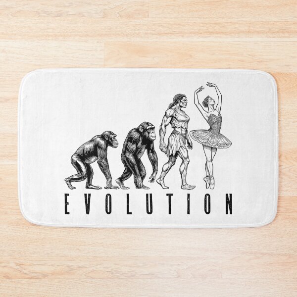 Item preview, Ballet Dancer Ballerina Evolution Funny Woman Neanderthal designed and sold by GrandeDuc.