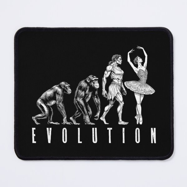 Item preview, Ballet Dancer Ballerina Evolution Funny Woman Neanderthal designed and sold by GrandeDuc.