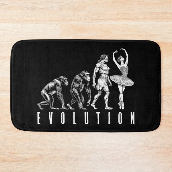 Item preview, Ballet Dancer Ballerina Evolution Funny Woman Neanderthal designed and sold by GrandeDuc.