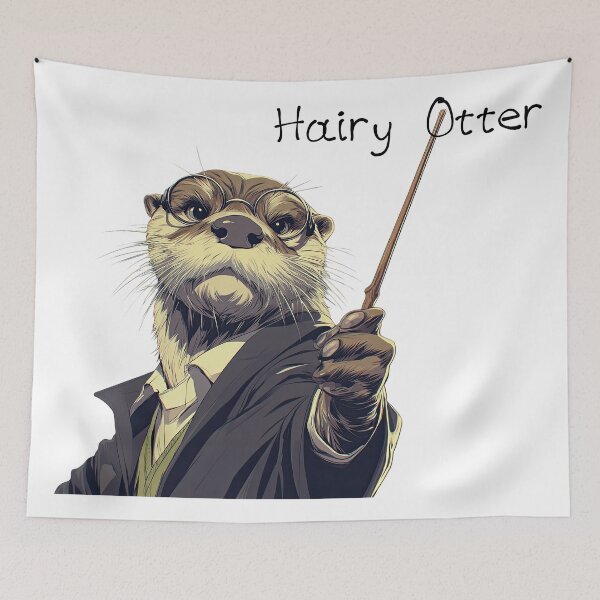Item preview, Hairy Otter  designed and sold by obstinator.