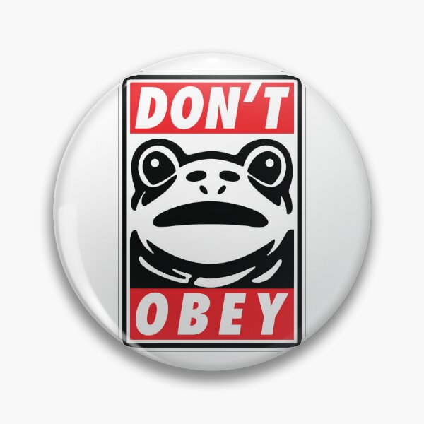 Item preview, Dont Obey- Portland Frog designed and sold by An Tir BumbleLion.