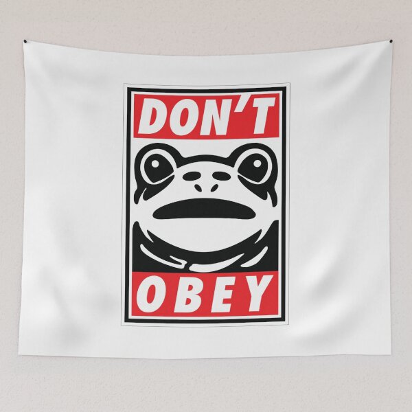 Item preview, Dont Obey- Portland Frog designed and sold by An Tir BumbleLion.