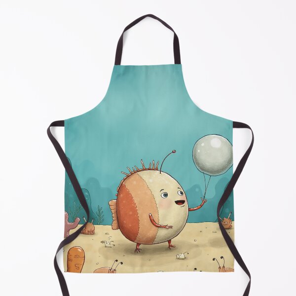 Item preview, The Underwater Balloon – Whimsical Ocean Creature Art designed and sold by Whimsical Hug.