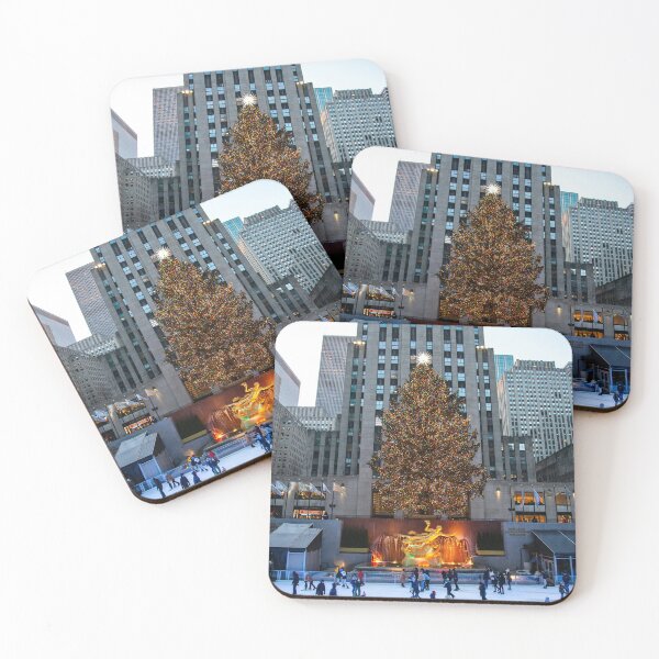 Item preview, Iconic Christmas Hub: Skating Beneath the Rockefeller Tree designed and sold by PygmyTitan Photo.