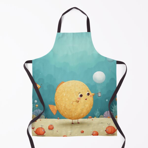 Item preview, Balloonfish Dreams – Whimsical Underwater Art designed and sold by Whimsical Hug.