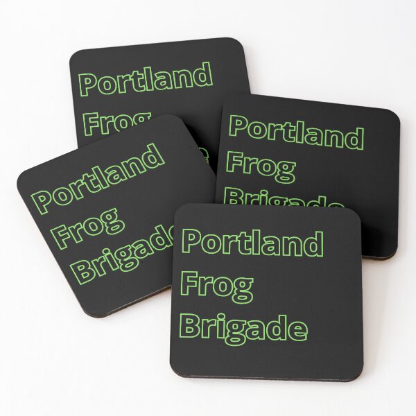 Item preview, Portland Frog Brigade – Frogs Together Resist Design designed and sold by Lunaria Arts.