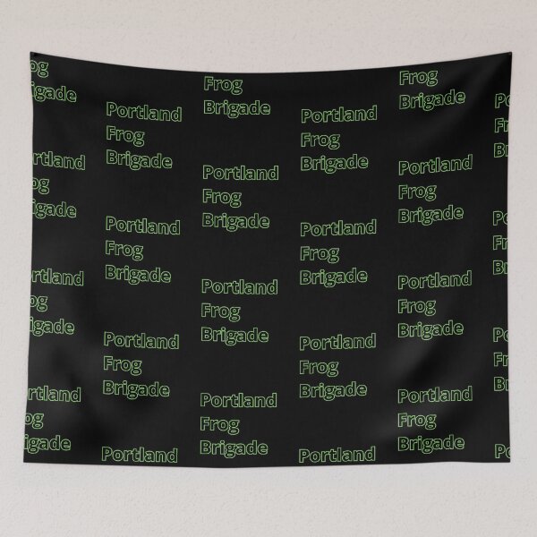 Item preview, Portland Frog Brigade – Frogs Together Resist Design designed and sold by Lunaria Arts.