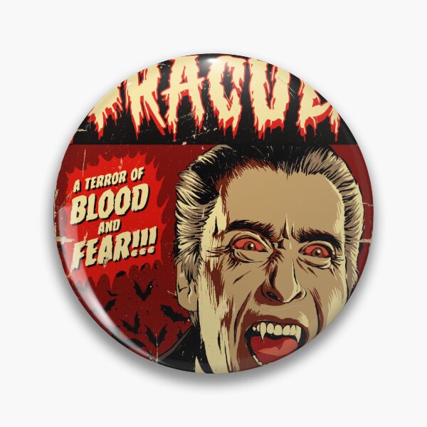 Artikelvorschau, Dracula – Christopher Lee Tribut | Vintage-Horror-Ikone entworfen und verkauft von Vudu! ⚡ Studio.