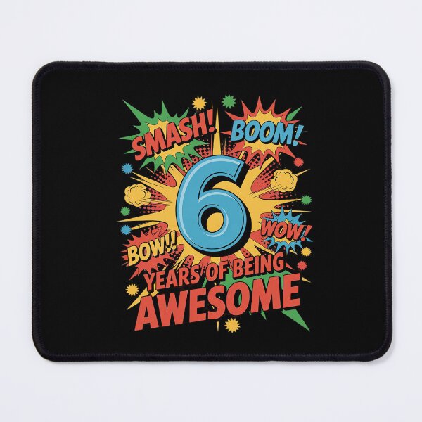 Item preview, 6th Birthday Comic Style Awesome Since 2017 6 Year Old Boy  designed and sold by ClassicAnthony.