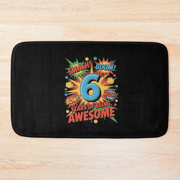 Item preview, 6th Birthday Comic Style Awesome Since 2017 6 Year Old Boy  designed and sold by ClassicAnthony.