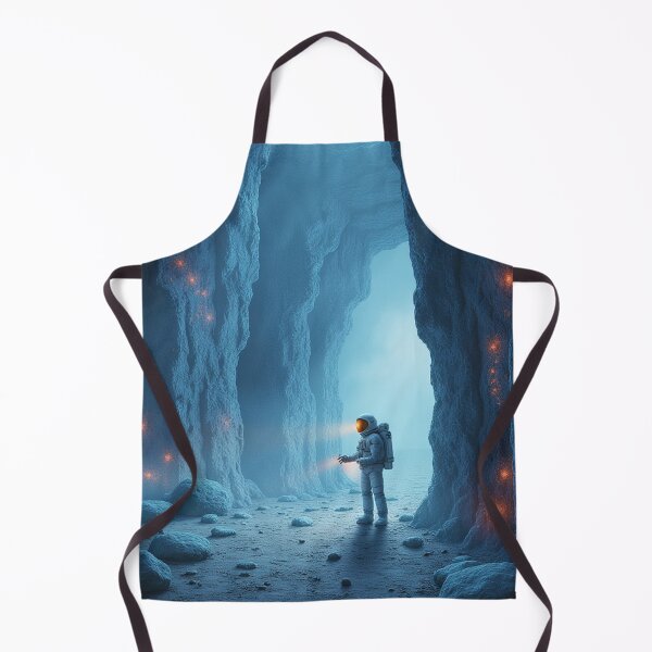 Item preview, Echoes of the Unknown – Astronaut in a Luminous Cave designed and sold by Whimsical Hug.
