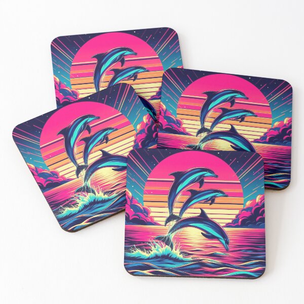 Item preview, Cute dolphins  designed and sold by Dogandesighn.