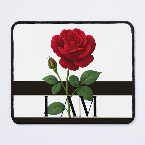 Item preview, I AM – Red Rose Illustration designed and sold by Together-in-calm.
