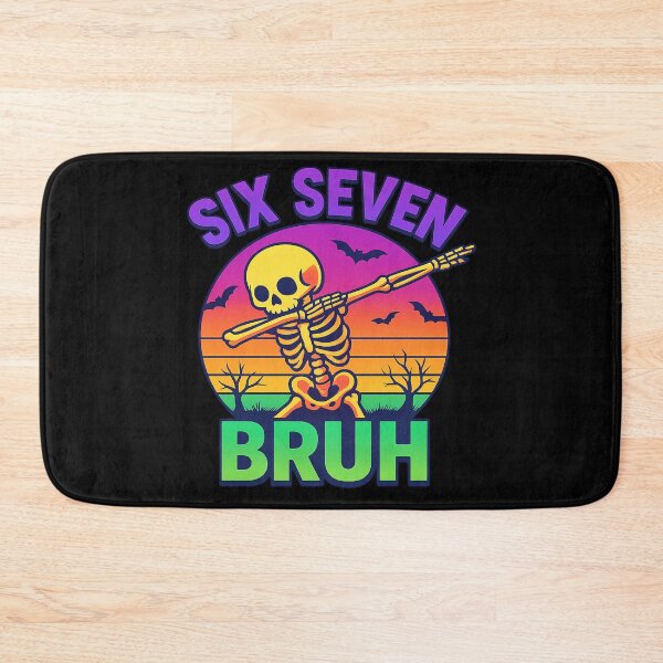 Item preview, Six Seven Bruh – Funny Dabbing Skeleton Halloween Design designed and sold by sssweetness.