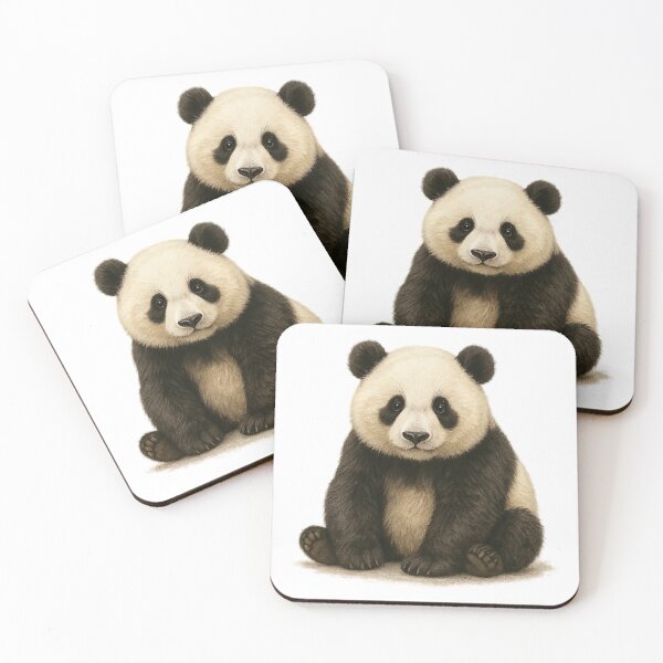 Item preview, Cheerful panda design – animal lover gift designed and sold by Pandomino Studio.