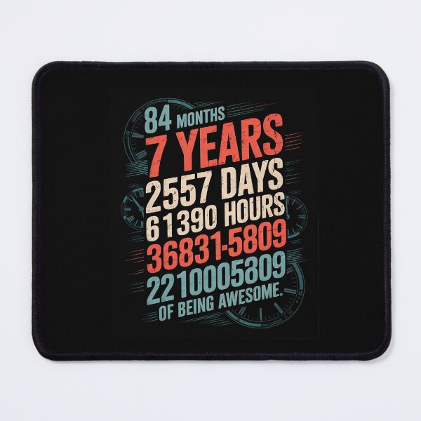 Item preview, 7 Years 84 Months Of Being Awesome 7th Birthday designed and sold by ClassicAnthony.