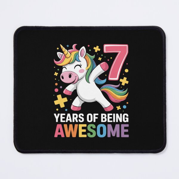 Item preview, 7 Years Of Being Awesome Unicorn 7th Birthday Girls Kids designed and sold by ClassicAnthony.