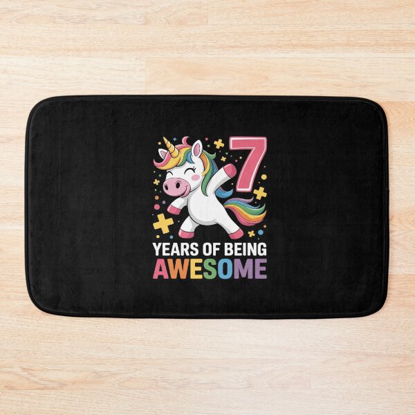 Item preview, 7 Years Of Being Awesome Unicorn 7th Birthday Girls Kids  designed and sold by ClassicAnthony.