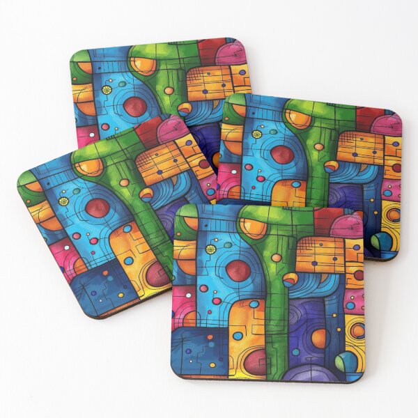Item preview, Abstract Art with Vibrant Colors - Unique and Hypnotic Designs designed and sold by XNewStore.