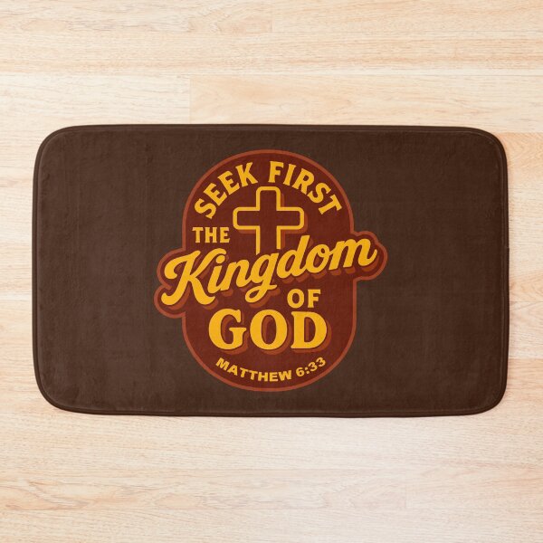 Item preview, Matthew 6:33 Seek First The Kingdom Of God designed and sold by plushism.