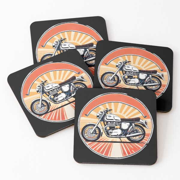 Item preview, Classic Motorcycle in the Setting Sun designed and sold by jamesgerardking.