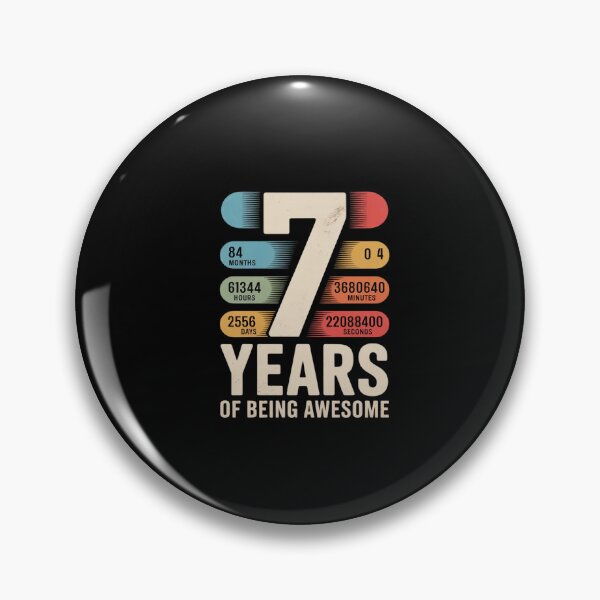 Item preview, 7th Birthday 7 Years Old 84 Months  designed and sold by ClassicAnthony.