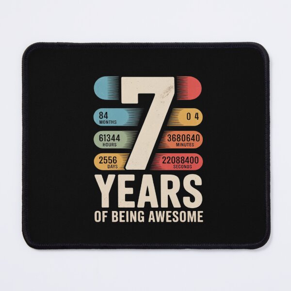 Item preview, 7th Birthday 7 Years Old 84 Months designed and sold by ClassicAnthony.