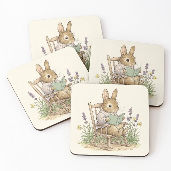 Item preview, Bunny’s Quiet Reading Time designed and sold by Pasteltone.