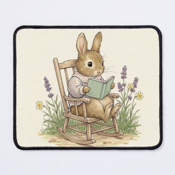 Item preview, Bunny’s Quiet Reading Time designed and sold by Pasteltone.