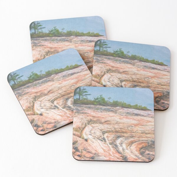Item preview, Rock Formations Lago Argentino Patagonia designed and sold by PhotoArt by Joan Carroll.