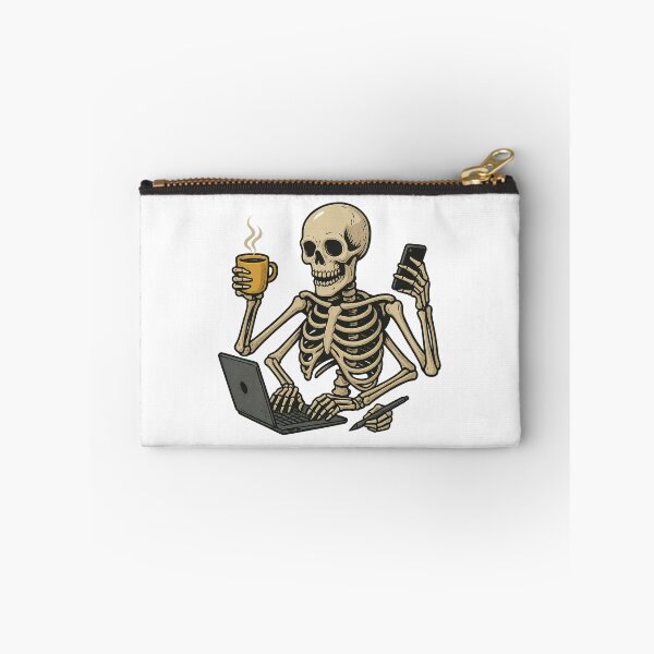 Item preview, Overworked Skeleton designed and sold by SilknMarble.