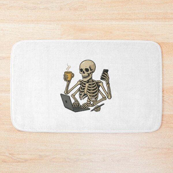 Item preview, Overworked Skeleton designed and sold by SilknMarble.