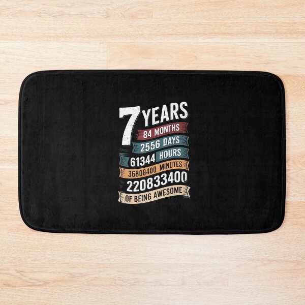 Item preview, 7th Birthday 7 Years Old 84 Months3  designed and sold by ClassicAnthony.