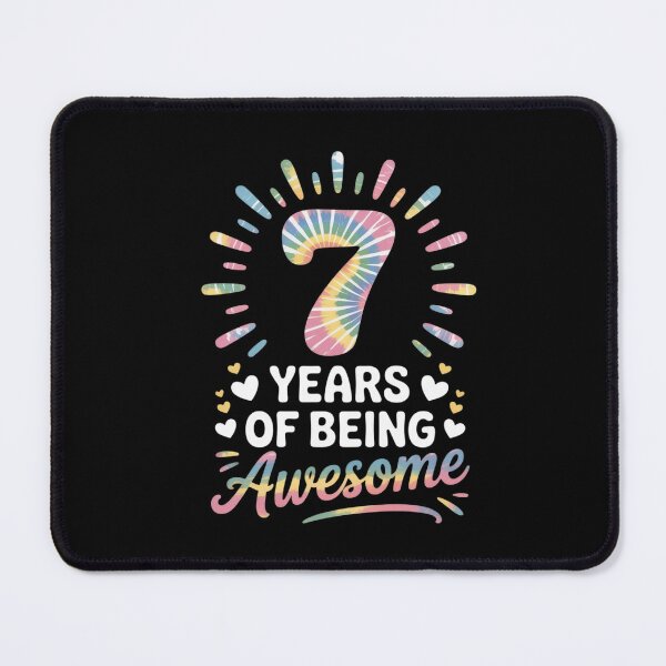 Item preview, 7th Birthday Idea Tie-Dye 7 Year Of Being Awesome designed and sold by ClassicAnthony.