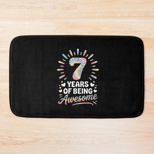 Item preview, 7th Birthday Idea Tie-Dye 7 Year Of Being Awesome  designed and sold by ClassicAnthony.