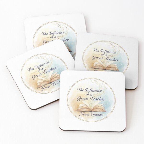 Item preview, The Influence of a Great Teacher Never Fades – Inspirational Teacher Quote | Classroom Gift designed and sold by ArtiVibeAura.