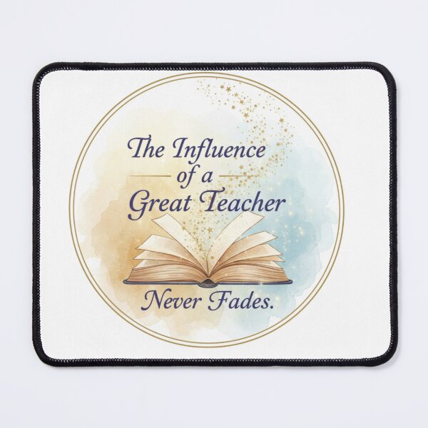 Item preview, The Influence of a Great Teacher Never Fades – Inspirational Teacher Quote | Classroom Gift designed and sold by ArtiVibeAura.