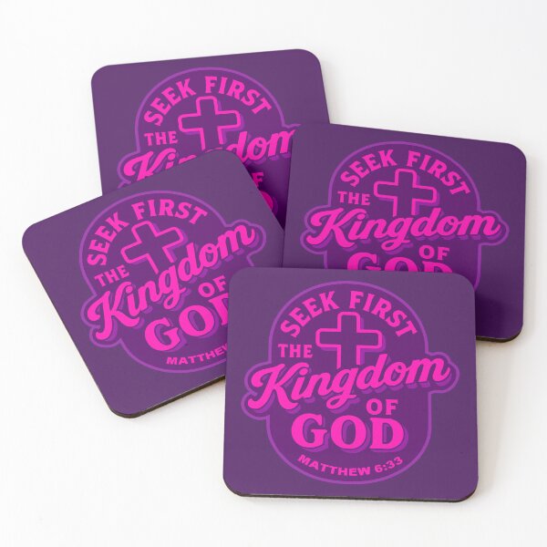 Item preview, Matthew 6:33 Seek First The Kingdom Of God designed and sold by plushism.