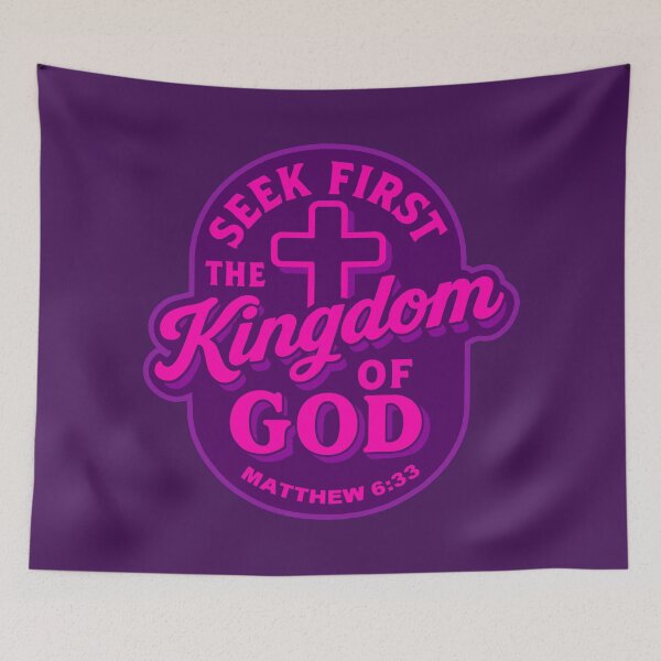 Item preview, Matthew 6:33 Seek First The Kingdom Of God designed and sold by plushism.