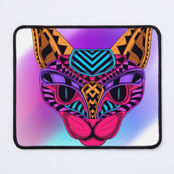 Item preview, masked cat designed and sold by LUXSaaral.