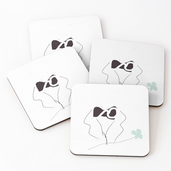 Item preview, Minimalist lucky Ghost with clover designed and sold by mejuart.