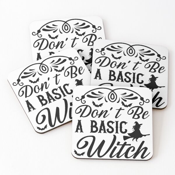 Item preview, Don’t Be a Basic Witch – Funny Halloween Design designed and sold by AgnieszkaTees.